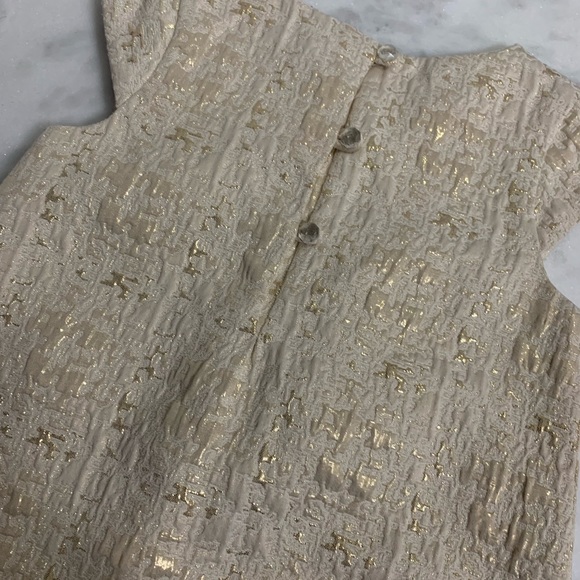 Baby gap gold and beige dress - Picture 5 of 8